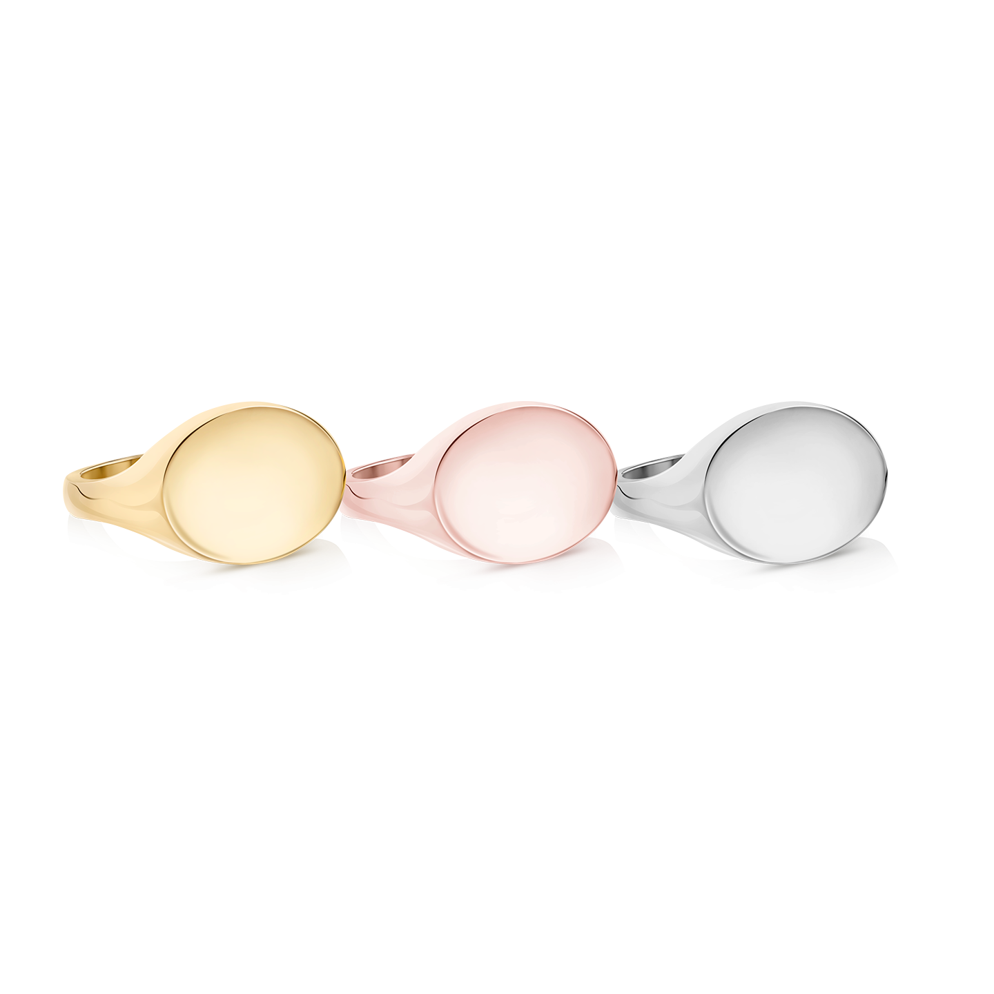 Landscape Oval Signet Ring