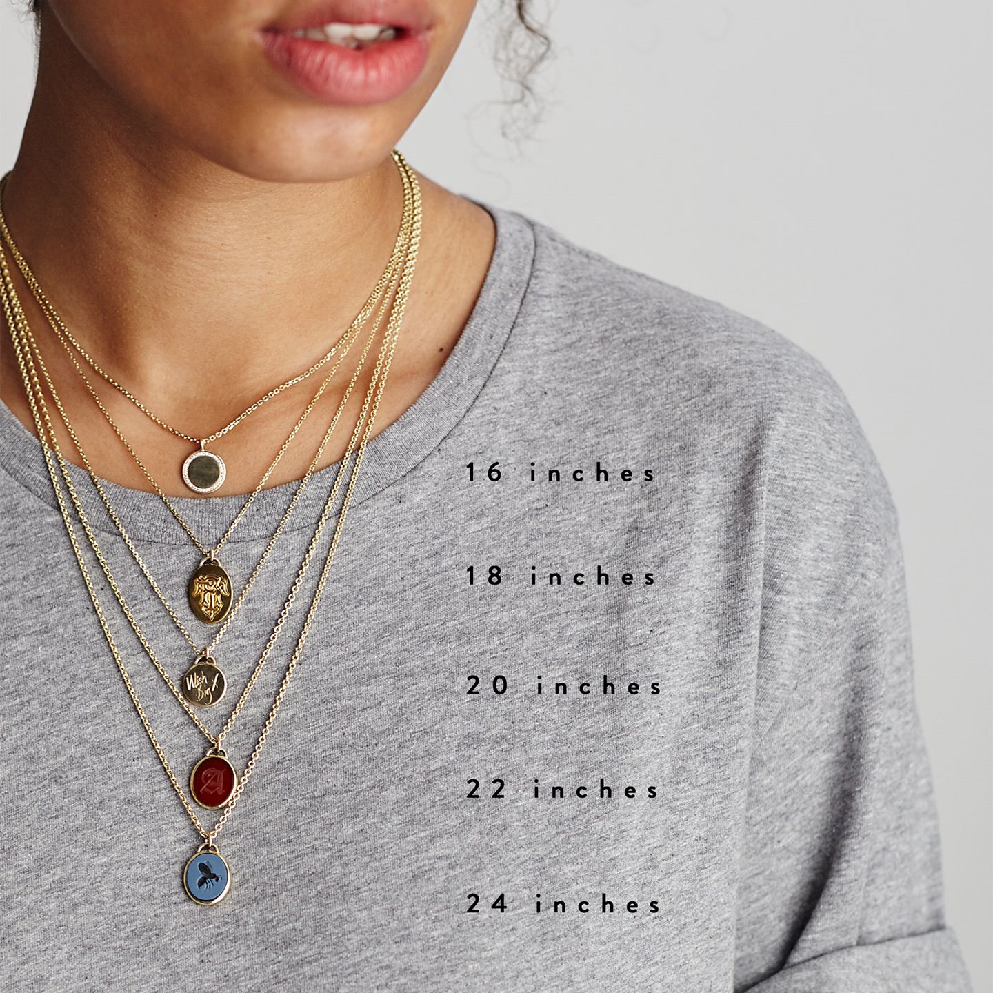 Stone Set Round Pendant