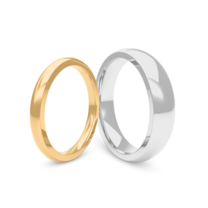 Court Profile Wedding Ring