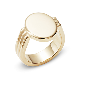 Era Oval Signet Ring