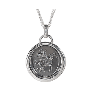 Amulets | Sterling Silver Pendant | The Three Hares
