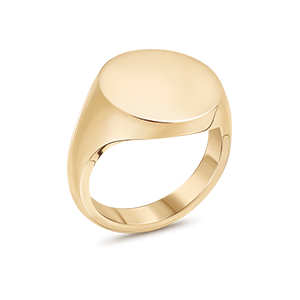 Round Signet Ring