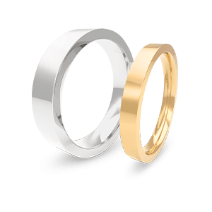 Flat Court Wedding Ring